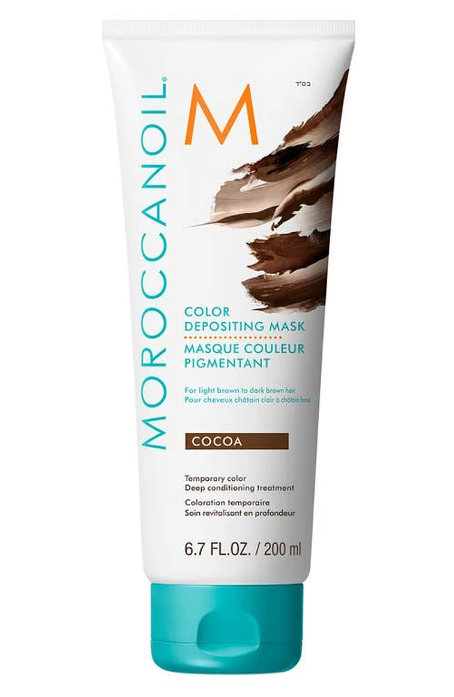 MOROCCANOIL Color Depositing Mask Temporary Color Deep Conditioning Treatment in Cocoa at Nordstrom, Size 6.7 Oz