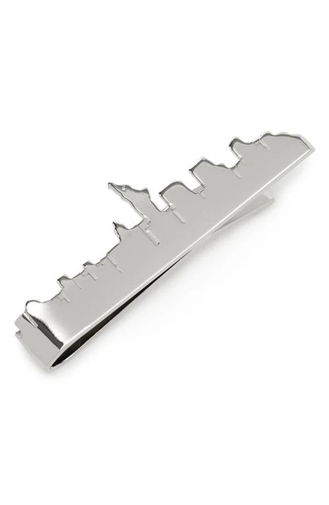 Cufflinks, Inc. New York Skyline Tie Bar in Silver at Nordstrom