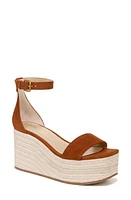 Veronica Beard Gianna Platform Wedge Sandal Caramel at Nordstrom,