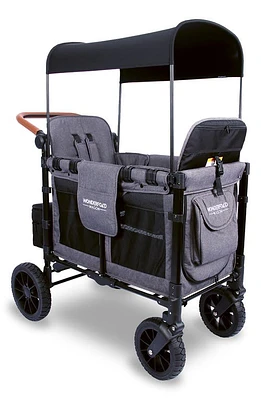 WonderFold W2 Luxe 2-Passenger Multifunctional Stroller Wagon in Charcoal Gray at Nordstrom