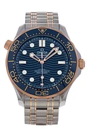 Watchfinder & Co. Omega Preowned 2019 Seamaster Diver 300M Automatic Bracelet Watch, 42mm in Silver /Blue at Nordstrom