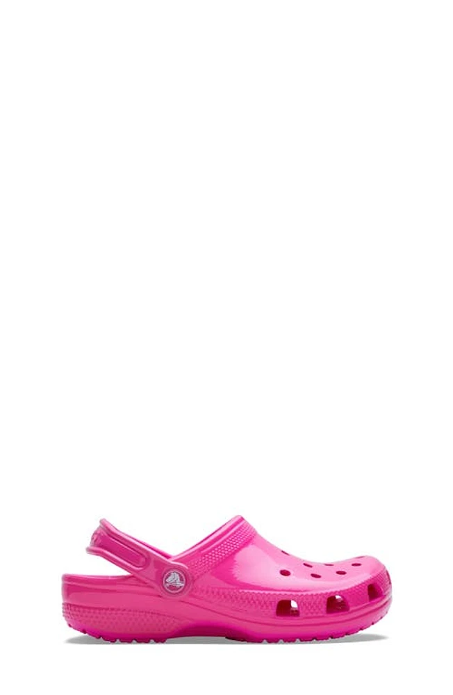 CROCS Kids' Classic Neon Highlighter Clog Pink Crush at Nordstrom