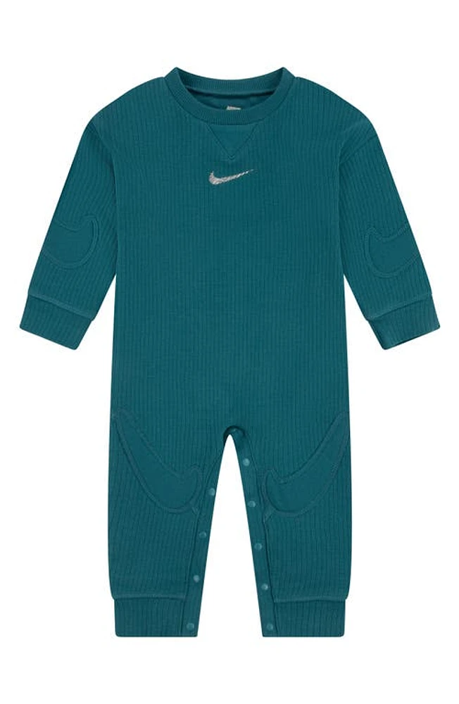 Nike Ready Set Organic Cotton Rib Coveralls at Nordstrom,