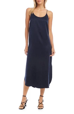 FIFTEEN TWENTY Racerback Midi Dress Navy at Nordstrom,