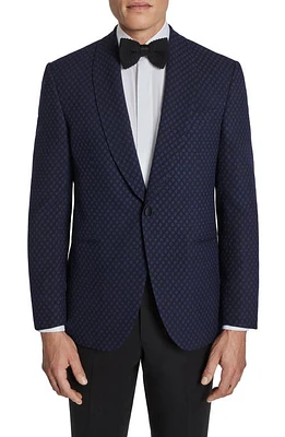 Jack Victor Ethan Shawl Collar Wool Sport Coat Navy at Nordstrom,