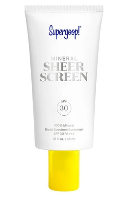 Supergoop! Supergoop! Mineral Sheerscreen SPF 30 Sunscreen Lotion at Nordstrom, Size 1.5 Oz