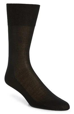 Falke No. 4 Silk Blend Socks Black at Nordstrom,