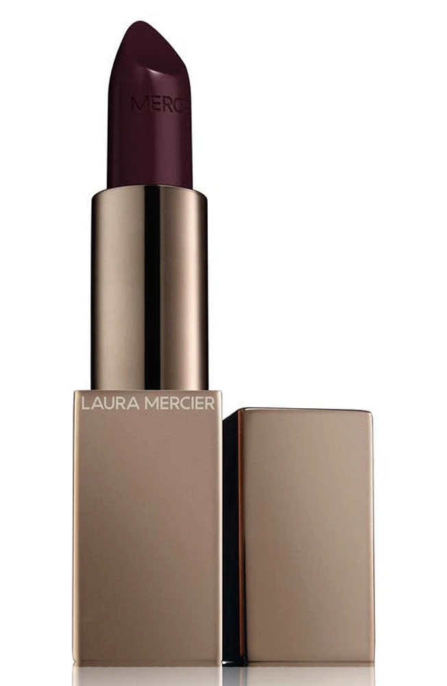 Laura Mercier Rouge Essentiel Silky Crème Lipstick in Plum Noire at Nordstrom