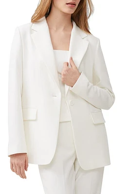 French Connection Whisper Single Breasted Blazer Summer White at Nordstrom,