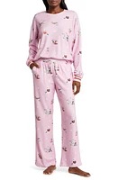 PJ Salvage Rescue Pups Print Peachy Pajamas Pink Orchid at Nordstrom,