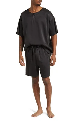 Lunya Henley Washable Silk Short Pajamas at Nordstrom,