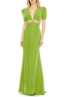 Mac Duggal Cutout Column Gown at Nordstrom,