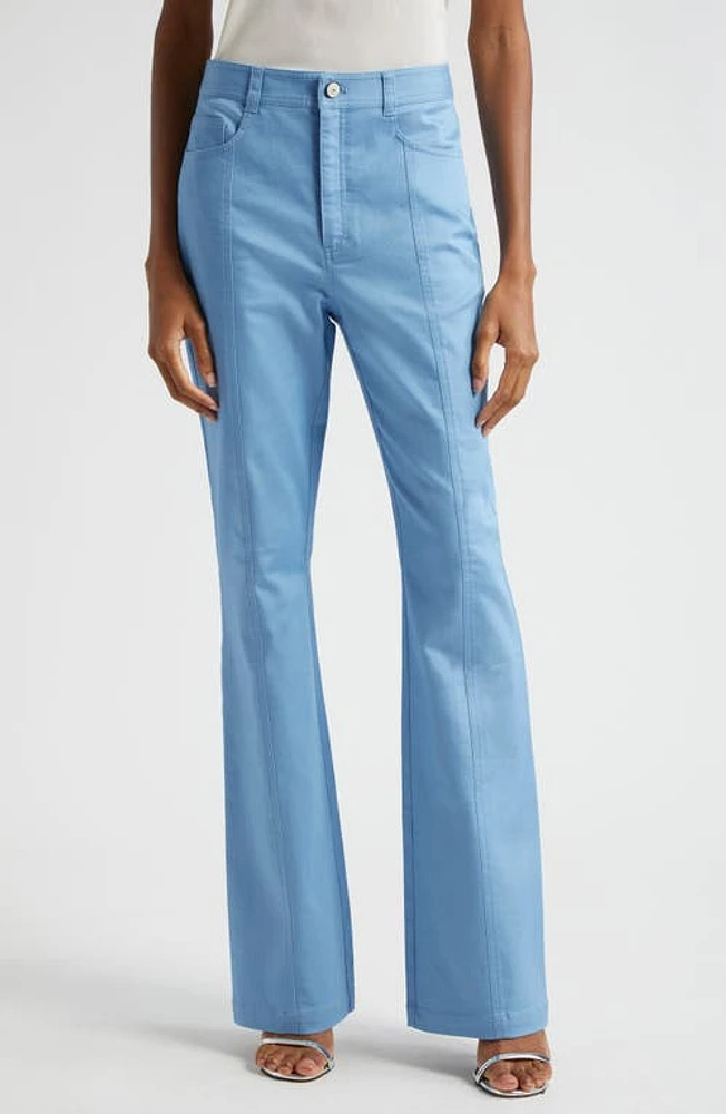 Cinq à Sept Shailene Flare Pants in Blissful Blue at Nordstrom, Size 2