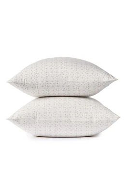 Coyuchi Set of 2 Organic Dot Pattern Percale Pillowcases in Fossil Dot at Nordstrom