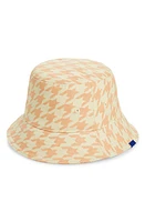 burberry Houndstooth Bucket Hat Sherbet at Nordstrom,