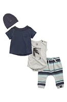 Volcom Bodysuit, T-Shirt, Joggers & Beanie Set at Nordstrom,