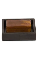 PIGEON AND POODLE Arles Faux Horn Soap Dish in Dark at Nordstrom