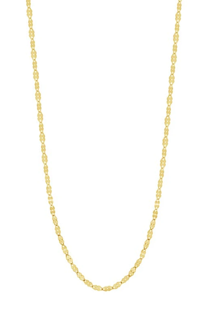 Bony Levy 14K Gold Mini Anchor Chain Necklace in 14K Yellow Gold at Nordstrom, Size 18