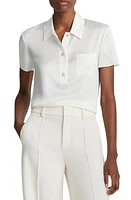 Vince Silk Satin Polo at Nordstrom,