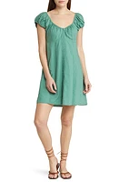 Madewell Margie Linen Blend Dress in Trellis Green at Nordstrom, Size 0