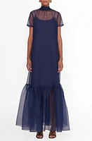 STAUD Calluna Ruffle Hem Organza Gown at Nordstrom,