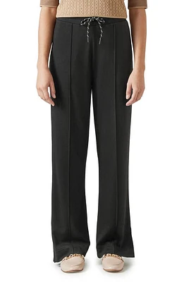 LK Bennett Ada Jersey Joggers in Black at Nordstrom, Size 4 Us