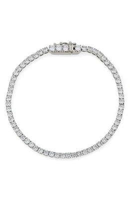 Nadri Perfect Tennis Bracelet in Rhodium at Nordstrom