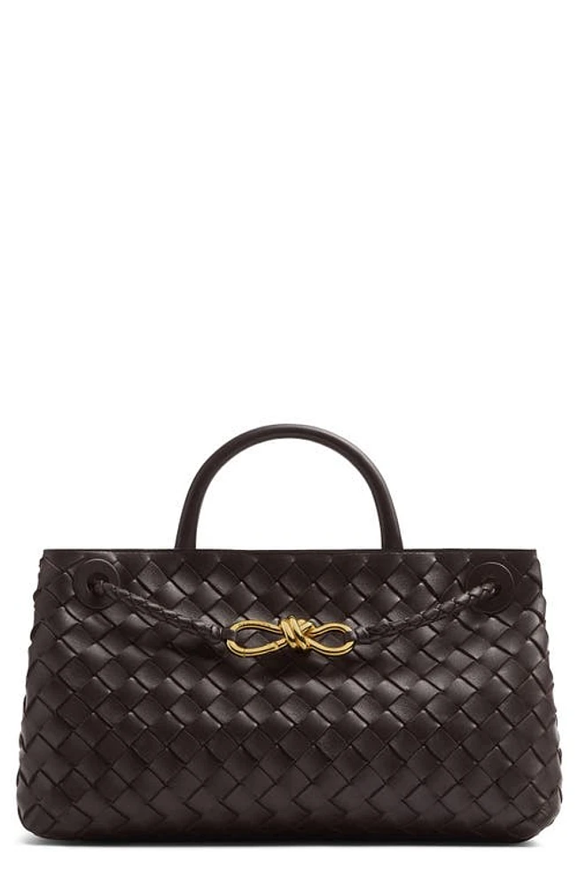 Bottega Veneta Small Andiamo East/West Leather Shoulder Bag in 2272 Fondant-M Brass-Fond at Nordstrom