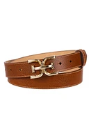 Sam Edelman Logo Buckle Leather Belt at Nordstrom,