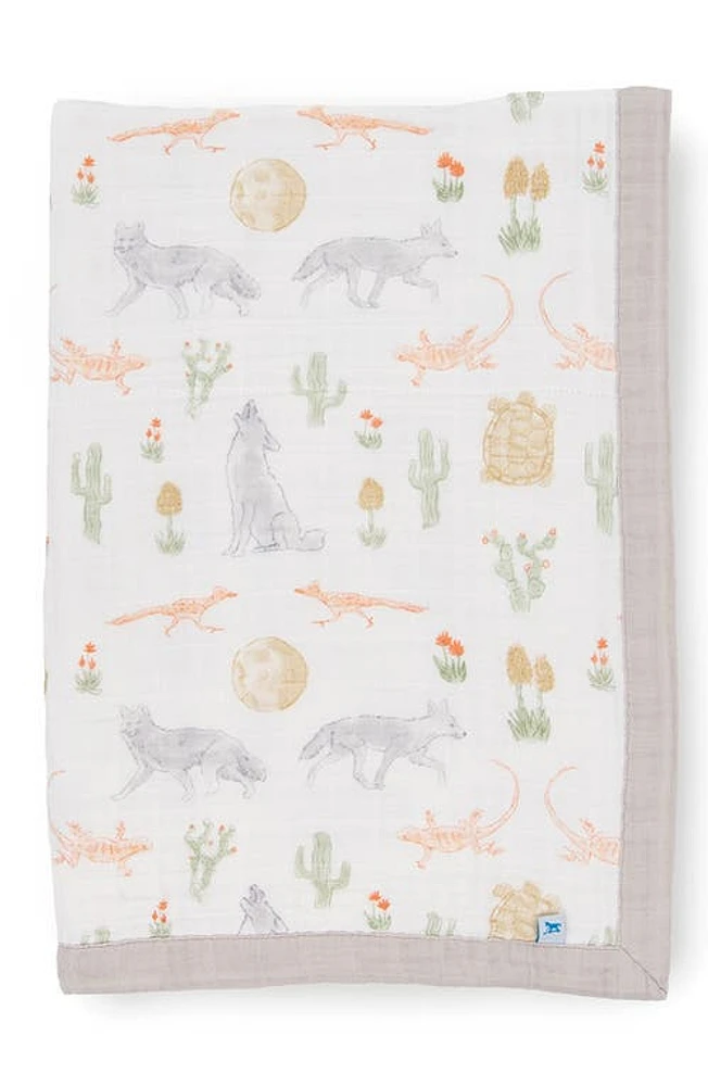 little unicorn Cotton Muslin Baby Quilt in Desert Night at Nordstrom