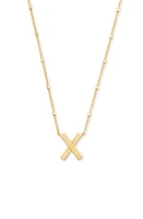 Kendra Scott Initial Pendant Necklace in Gold Metal-X at Nordstrom