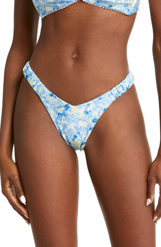 Kulani Kinis Retro Y Thong Bikini Bottoms Love Story at Nordstrom,