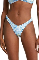 Kulani Kinis Retro Y Thong Bikini Bottoms Love Story at Nordstrom,