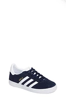 adidas Kids' Gazelle Low Top Sneaker Collegiate Navy/White at Nordstrom