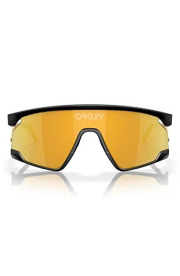 Oakley BXTR Metal 39mm Prizm Shield Sunglasses in Matte Black at Nordstrom