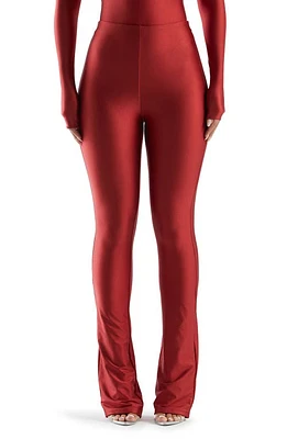 Naked Wardrobe U Get the Boots Bootcut Leggings in Red at Nordstrom, Size X-Small