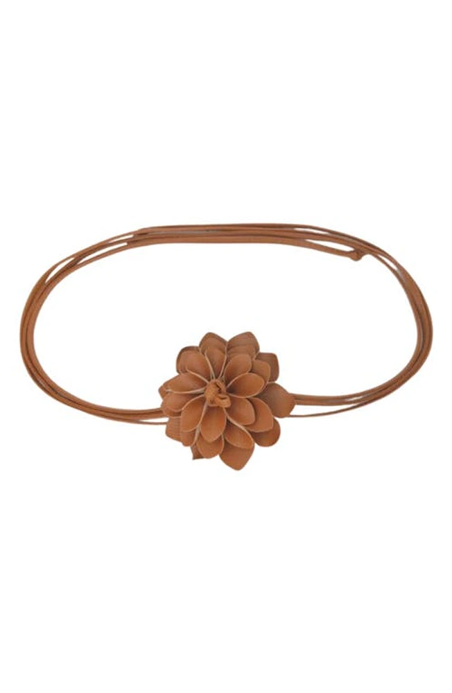 Petit Moments Lolita Floral Belt in Tan at Nordstrom