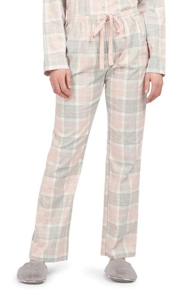 Barbour Nancy Pajama Pants Pink Tartan at Nordstrom,