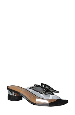 J. Reneé Sumitra Sandal in Clear/Black at Nordstrom, Size 10