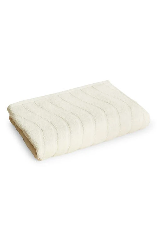 BAINA St. Clair Organic Cotton Bath Towel in White at Nordstrom