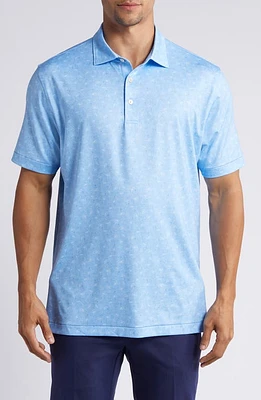 Peter Millar Show Me the Way Performance Golf Polo Blue at Nordstrom,