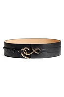 Sam Edelman Corset Belt Black at Nordstrom,