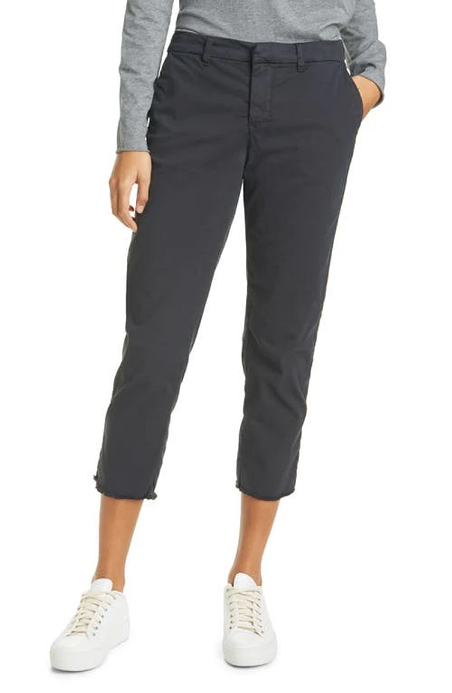 Frank & Eileen Wicklow Crop Chinos Washed Black at Nordstrom,