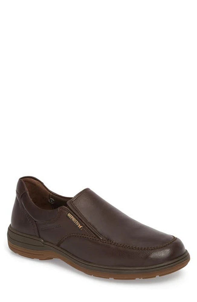 Mephisto Davy HydroProtect Waterproof Slip-On Men) Dark Brown at Nordstrom,