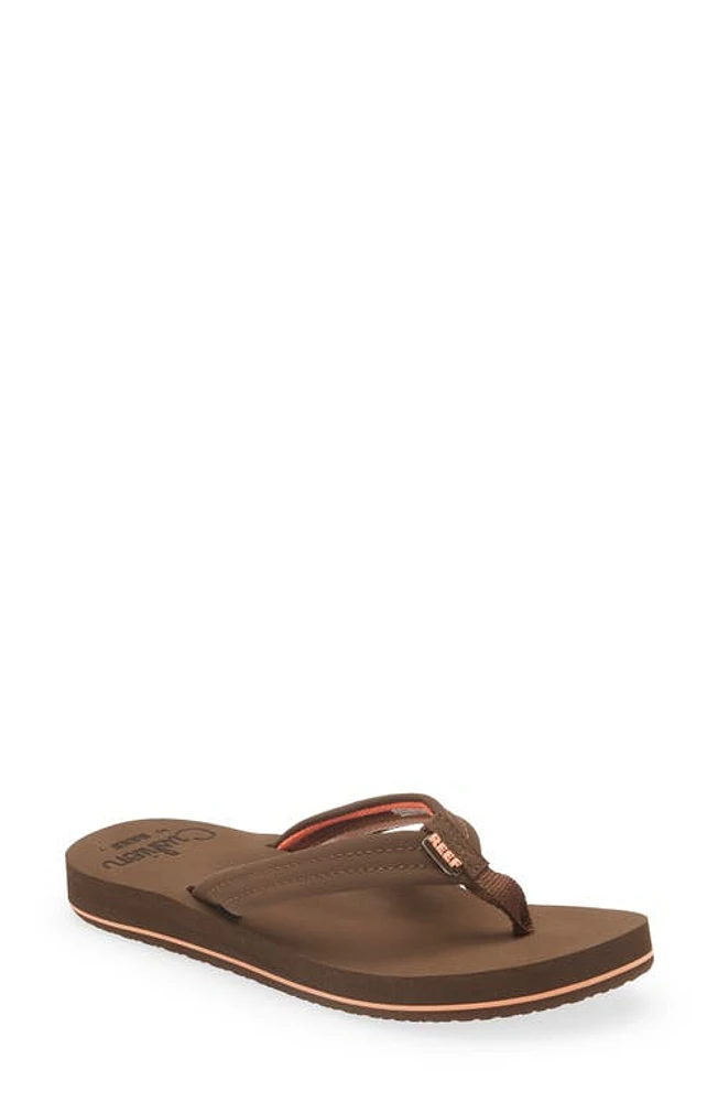 Reef Cushion Breeze Flip Flop Chocolate at Nordstrom,