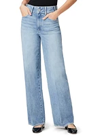 PAIGE Sasha High Waist Wide Leg Jeans Khristen Distressed at Nordstrom,