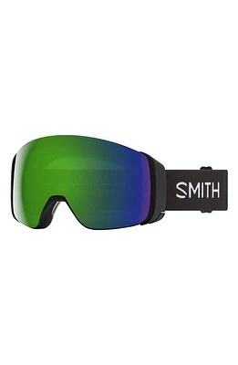 Smith 4D MAG 184mm Snow Goggles in Black /Chromapop Green at Nordstrom