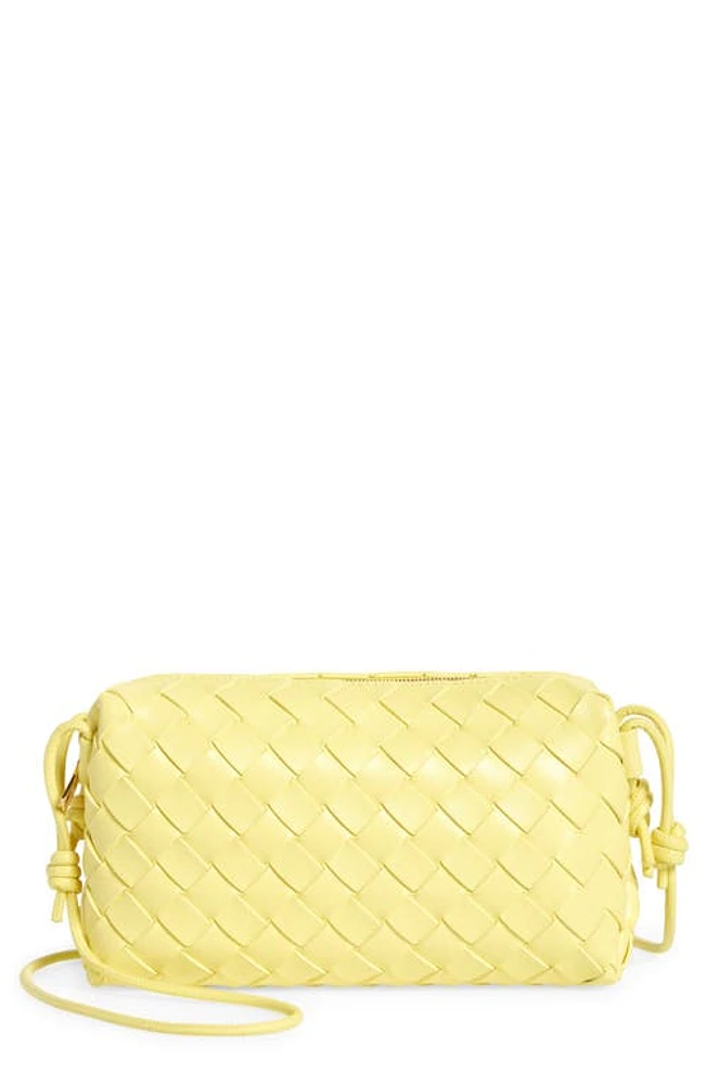 Bottega Veneta Loop Intrecciato Leather Camera Bag in Sherbert/Gold at Nordstrom