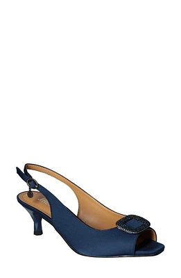 J. Renée Madeleina Slingback Sandal Navy at Nordstrom,