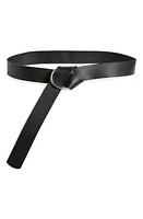 Ada Pia Leather Belt Black at Nordstrom,